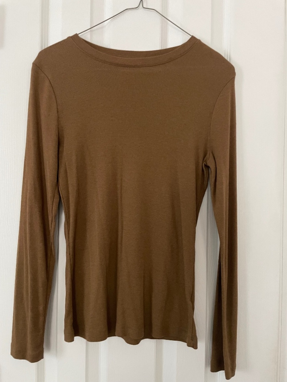 Women's Ribbed Long Sleeve T-Shirt by A New Day